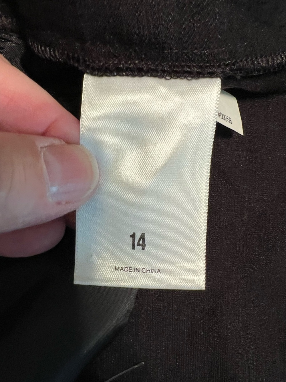 Express Black Super High Paper Bag Waist Belt Tie Tapered Pants EUC 14 #2738 - Picture 7 of 11